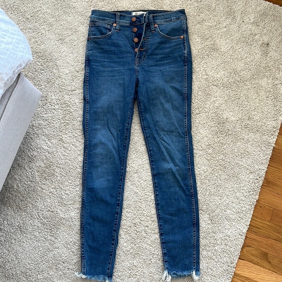 Madewell 10” High-Rise skinny jeans - Picture 1 of 5